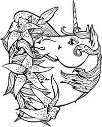 As part of our series of my little pony coloring pages. Unicorn Head And Flowers Coloring Page Free Printable Coloring Pages For Kids