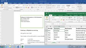 1 the free dictionary „aktenvermerk. Serienbrief In Word 2016 Erstellen Verschicken In 5 Minuten Youtube