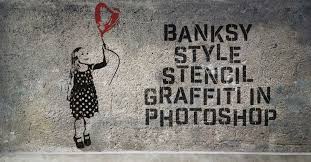 Banksy Style Stencil Graffiti Effect In Photoshop Stencil Graffiti Graphic Design Tutorials Photoshop Photoshop