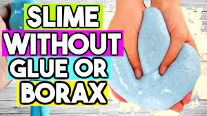 Here's how to make slime without glue (or borax) being involved in the process. How To Make Slime Without Glue Fun With Mama