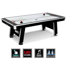 Espn 8 Ft Silver Streak Air Powered Hockey Table Awh096 067e In 2020 Air Hockey Air Hockey Table Intense Games