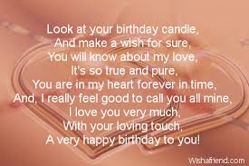 Boyfriend Birthday Poems via Relatably.com