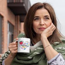 Teacher Appreciation Mug: Heart of a Teacher School Supplies Design