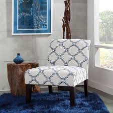 Carver 100601f14 Slipper Chair One Size Blue And Beige Read More At The Image Link It Is Amazon Affiliate Link Off Blue Accent Chairs Accent Chairs Chair