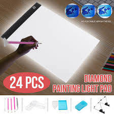 Led Diamond Painting Light Pad Board Diamond Painting Accessories Tool Kits A4 A5 Drawing Graphic Tablet Storage Box Buy At A Low Prices On Joom E Commerce Platform