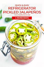These Quick Refrigerator Pickled Jalapenos Are Made In Minutes With Only 4 Ingredients Jalapenos Pickling Jalapenos Pickled Jalapeno Recipe Jalapeno Recipes