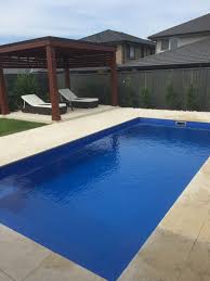 Swimspaplungepool Com Au 7m Dark Blue Plunge Backyard Pool Designs Pool Landscaping Swimming Pool Designs
