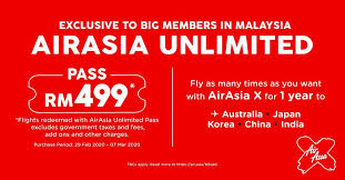Airasia's free seats promotion is here again for the last time in 2019 with 6 million promo seats up for grabs: Airasia 499 Myr 9000 Inr Unlimited Pass There S A Big Catch The Airline Blog
