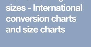 Maless Clothes Sizes Worldwide Conversion Charts And