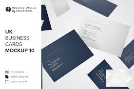 You'll spend about $15 total for 250 2 x 3.5 business cards made of 14 pt. Uk Business Cards Mockup 10 Filtergrade