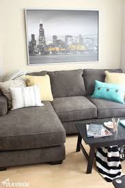Feminine Chicago Condo Full Tour The Diy Playbook Home Living Room Grey Home Decor