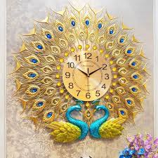 Free shipping to 185 countries. Peacock Shaped Wall Clock Living Room Table Peacock Wall Clock Shopee Philippines