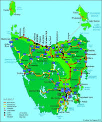 Road Map Of Tasmania Tasmania Travel Tasmania Road Trip Tasmania