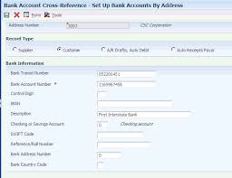 I have to put down my bank's address for stuff at work tomorrow, but how do i know what it is? Setting Up Bank Accounts