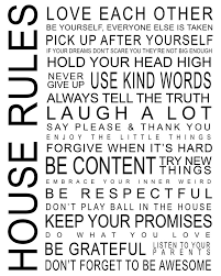 11 Best Photos Of Printable Household Rules Free Printable
