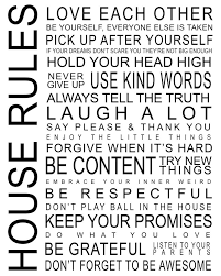 11 best photos of printable household rules free printable