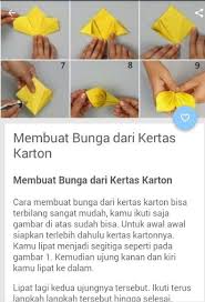 Untuk membuat bibit bunga kertas yaitu dengan cara stek batang. Cara Membuat Bunga Dari Kertas For Android Apk Download