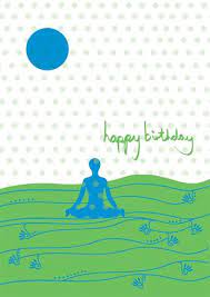 Yoga Birthday Card Happy Birthday Yoga Happy Birthday Images Birthday Wishes Messages