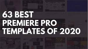 All from our global community of videographers and motion graphics designers. Download The 63 Best Premiere Pro Templates 2020 Luxury Leaks