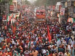 Banerjee has edge in west bengal election, exit polls say. Covid Ec Bans Rallies Public Meetings In West Bengal From 7 Pm To 10 Am Business Standard News
