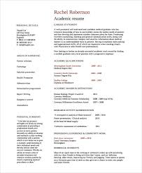 This is where a scholarship resume template can be incredible useful. Academic Resume Template 6 Free Word Pdf Document Downloads Free Premium Templates