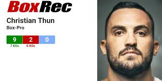 BoxRec: Christian Thun