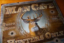 Amazon's choice for lake cabin home decor. New Man Cave Hunters Only Deer Buck Hunting Cabin Home Decor Bullet Hole Sign Plaques Signs