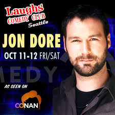 Comedian Jon Dore Fri/Sat at Laughs Comedy Club in Seattle
