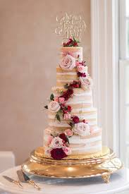 Rich Wine Hued Morais Vineyard Wedding Gold Cake Topper Wedding Rose Gold Wedding Cake Topper Fall Wedding Cakes