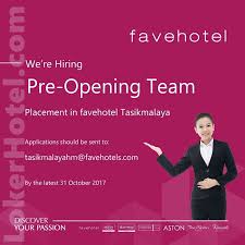 Lamaran lowongan kerja pt paragon technology and innovation tasikmalaya februari 2021 diterima paling lambat: Favehotel Tasikmalaya Pre Opening Team Loker Lowongan Kerja Hotel