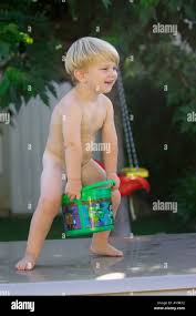 Naked todler