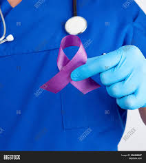 Blue and white ribbons are used for causes related to teen cancer and femoral acetabular impingement, a condition in which an extra bone grows red and blue mixed together usually makes purple, but if they're combined on an awareness ribbon, they represent various heart defects and. Doctor Blue Uniform Image Photo Free Trial Bigstock
