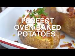 How to bake sweet potato pudding jamaican style. Perfect Oven Baked Potatoes Recipe Crispy Roasted Video Sweet And Savory Meals