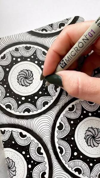 Discover 39 Line art drawings and zen doodle art ideas | easy mandala drawing, zen doodle patterns, doodle art patterns and more