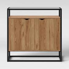 Shop for 2 door storage cabinets at walmart.com. Ada Mixed Material 2 Door Cabinet With Glass Project 62 Target
