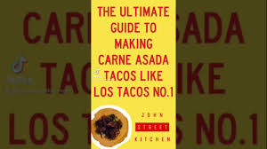 Carne Asada Taco Recipe like Los Taco No. 1