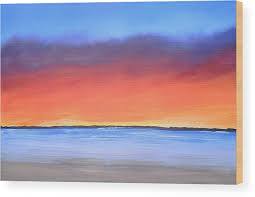 Maybe you would like to learn more about one of these? Sunset Over Water Wood Print By Atul Pande