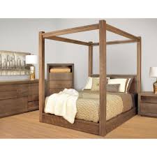 Do you suppose king size canopy bed frame canada appears to be like nice? Greystone Bed Ruff Sawn Rustic Canopy Bed I Home Envy