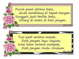 For more information and source, see on this link : Pantun Lama Ingat Lagi Perpustakaan Cawangan Merlimau Facebook