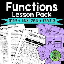 Evaluating Functions Task Cards Tables Graphs Equations Word Problems Word Problems Algebra Resources Teaching Algebra