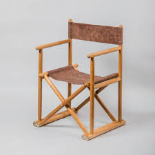 For Sale Vintage French Directors Chair In Beech Leather 1960s Chair Directors Chair Reupholster Seat