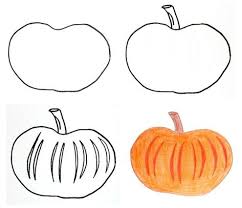 Idea Per Disegnare Una Zucca Con Tutorial Passo Per Passo Decorazioni Halloween Halloween Zucca Halloween