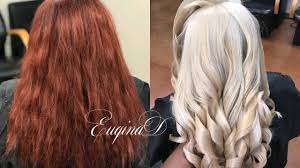 Red hair color has one of the most resilient pigment molecules. Red Box Colors To Blonde Transformation Part 1 Youtube