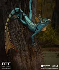 Artstation Zaur Lizard Amy Fry Fantasy Creatures Art Creature Concept Art Star Wars Images