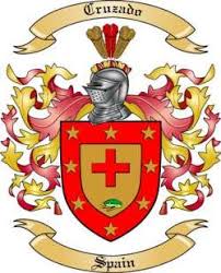 The history of villarreal originates from a background. Cruzado Family Crest From Spain By The Tree Maker