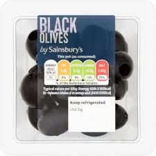 Sainsbury S Black Olives 60g Compare Prices Buy Online Mysupermarket Zeytin