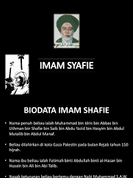 Blog tafsir, fikih sunnah, adab, konsultasi waris syariah. Biodata Imam Syafie