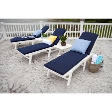 Polywood Nautical Chaise Outdoor Lounge Chair Lounge Chair Outdoor Pool Lounge Chairs Pool Furniture