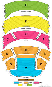 Schuster Performing Arts Center Seating Chart