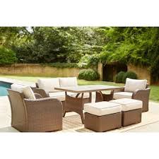 Allen Roth Northborough 5 Piece Metal Frame Patio Conversation Set With Sunbrella Cushions Lowes Com In 2020 Conversation Set Patio Sunbrella Cushions Outdoor Furniture Sets